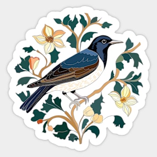 Elegant Starling Bird Sticker
